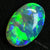 1.68 Cts Australian Opal Lightning Ridge Crystal Solid Stone