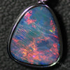 1.70 G Australian Doublet Opal With Silver Pendant: L 24.8 Mm Jewellery