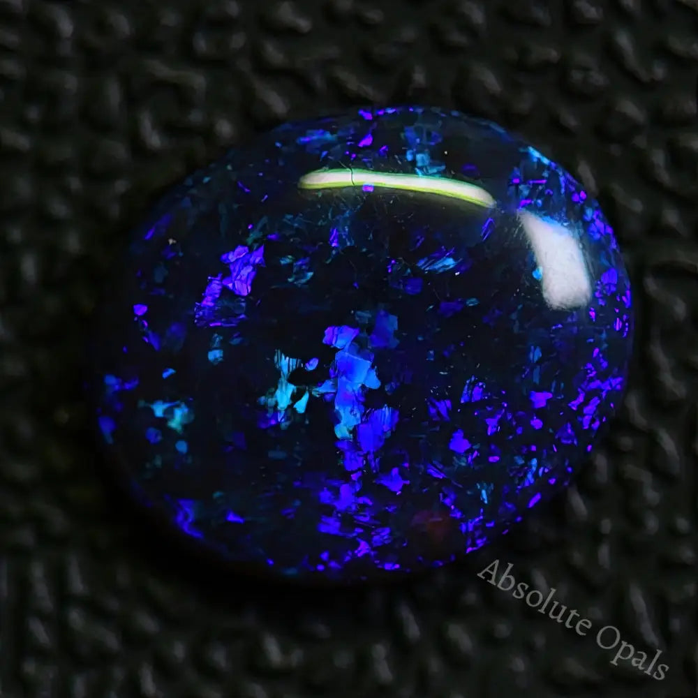 Australian Black Opal Solid Stone, Lightning Ridge