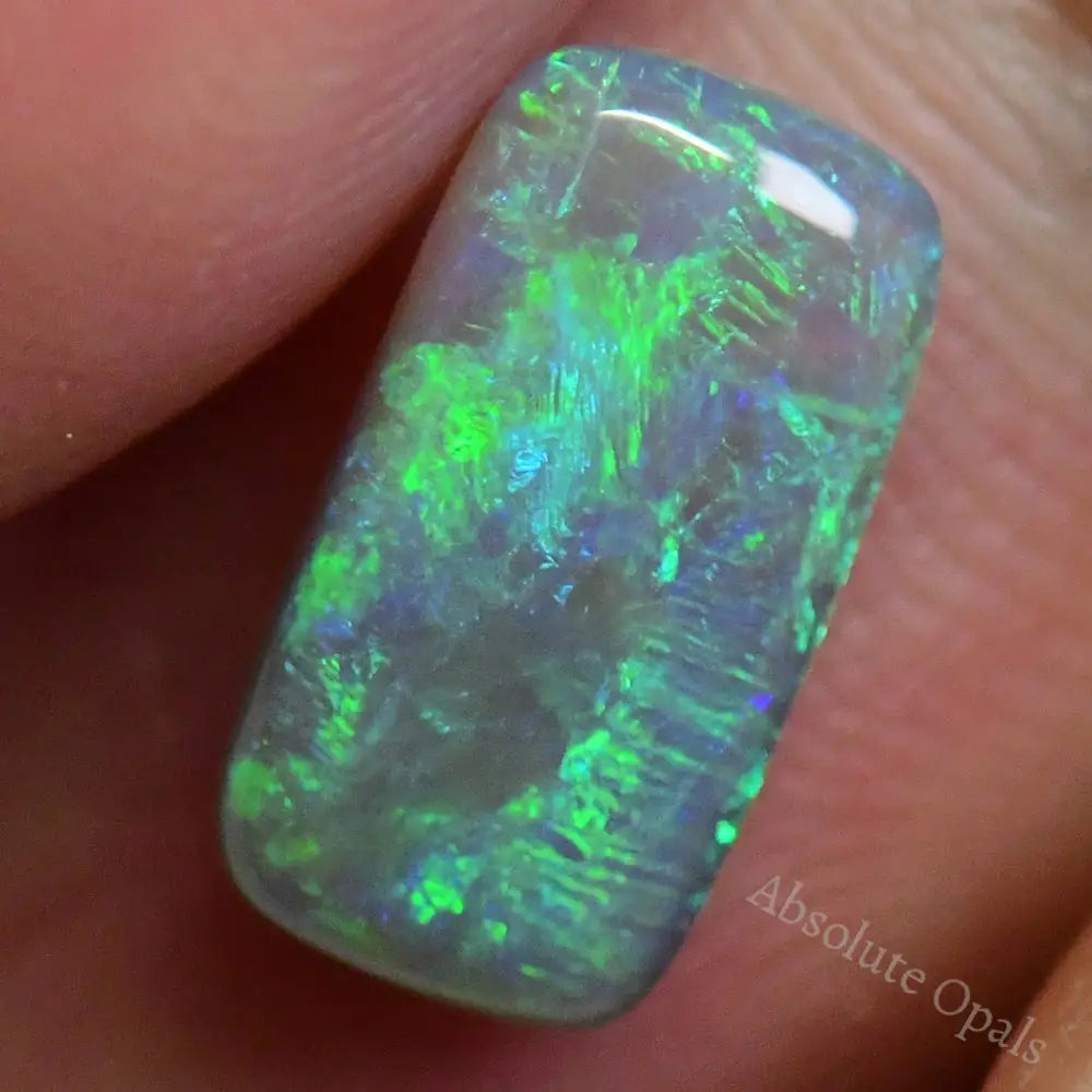 1.71 Cts Australian Semi Black Opal Solid Lightning Ridge