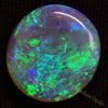 1.71 Cts Australian Semi Black Opal Solid Lightning Ridge - Crystal