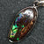 1.71 G Australian Boulder Opal With Silver Pendant: L 28.1 Mm Jewellery