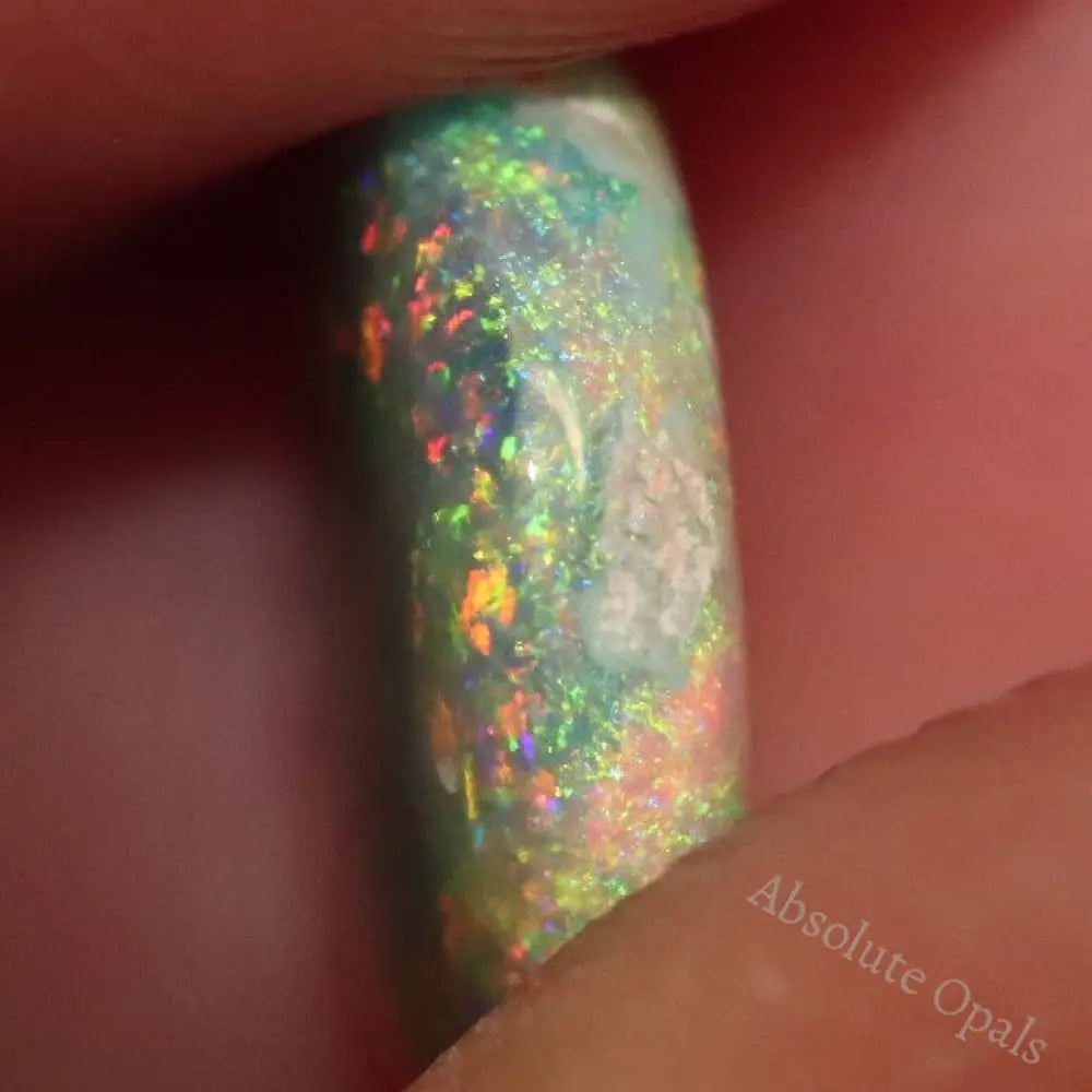 1.72 Cts Australian Semi Black Opal Solid Lightning Ridge Cabochon Loose Stone