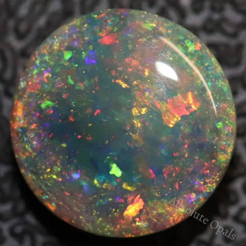 1.72 Cts Australian Semi Black Opal Solid Lightning Ridge Cabochon Loose Stone