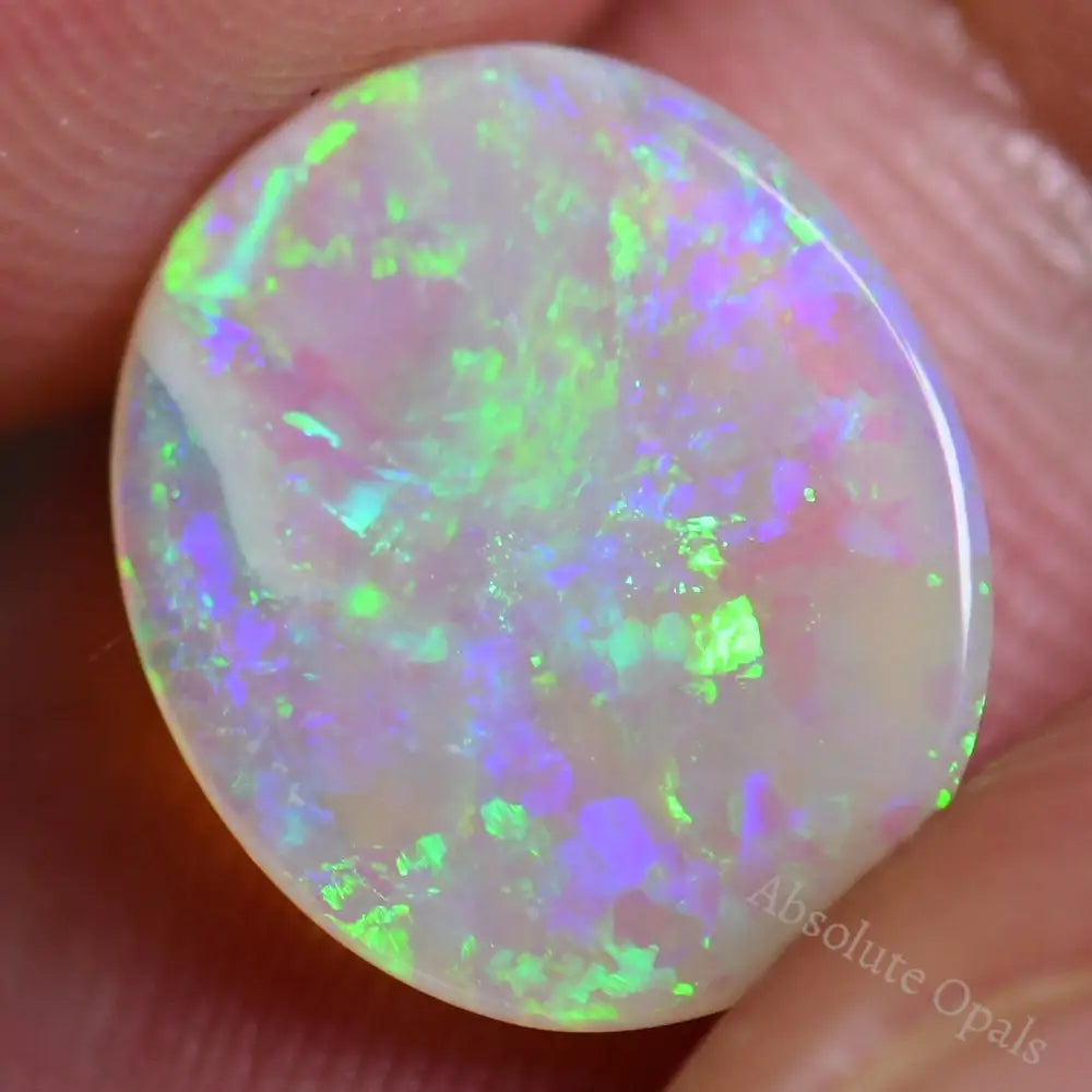 1.72 Cts Australian Solid Opal Cut Stone Lightning Ridge Light