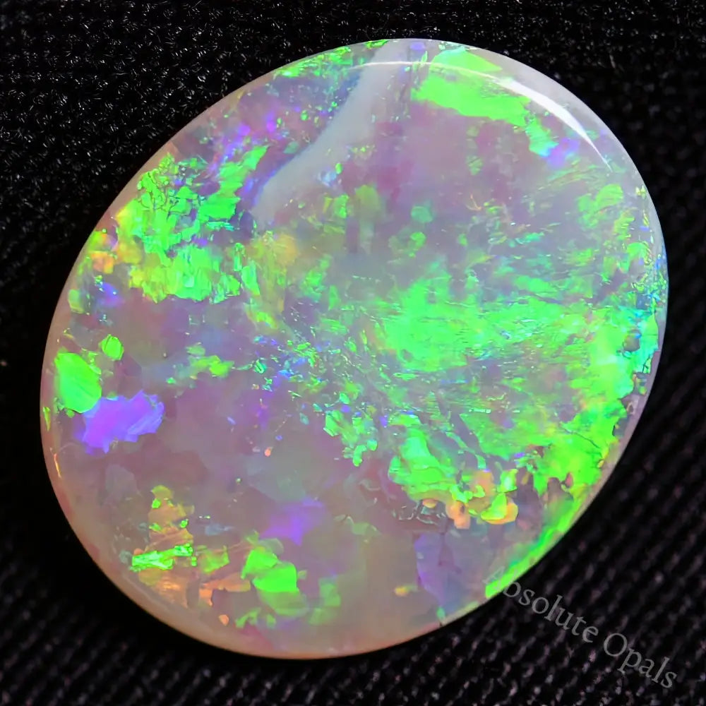 1.72 Cts Australian Solid Opal Cut Stone Lightning Ridge Light