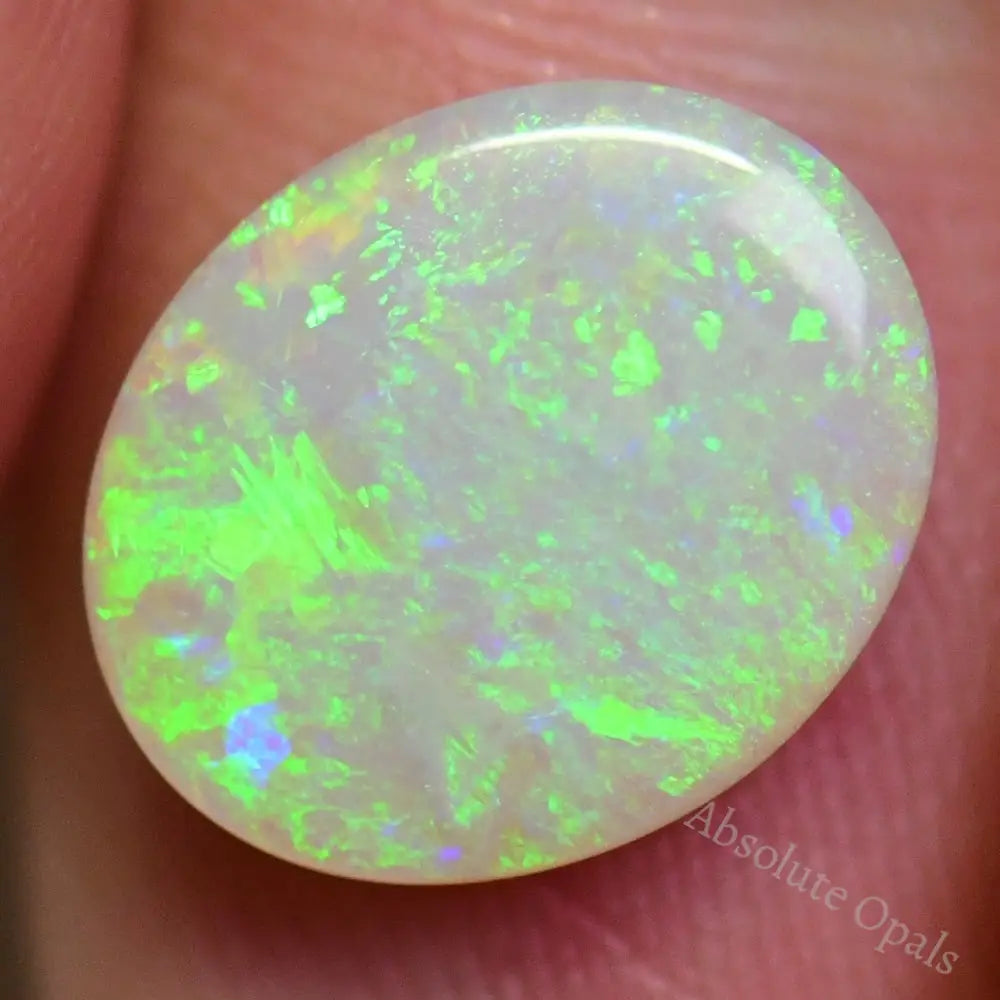 1.77 Cts Australian Solid Opal Cut Stone Lightning Ridge Light