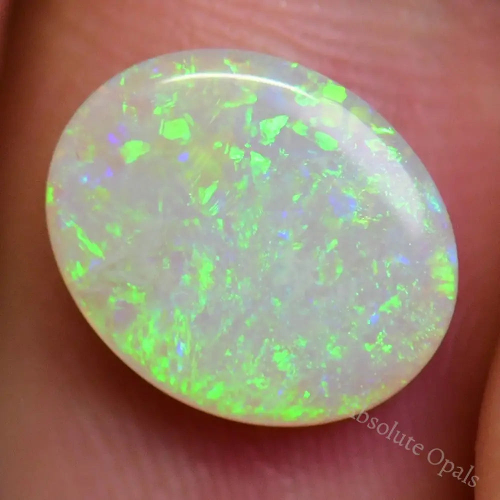 1.77 Cts Australian Solid Opal Cut Stone Lightning Ridge Light