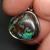 1.78 G Australian Boulder Opal With Silver Pendant: L 22.0 Mm Jewellery