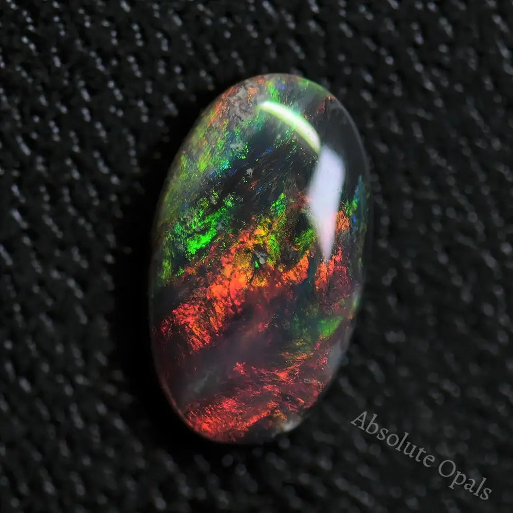 Australian Black Opal Solid Lightning Ridge