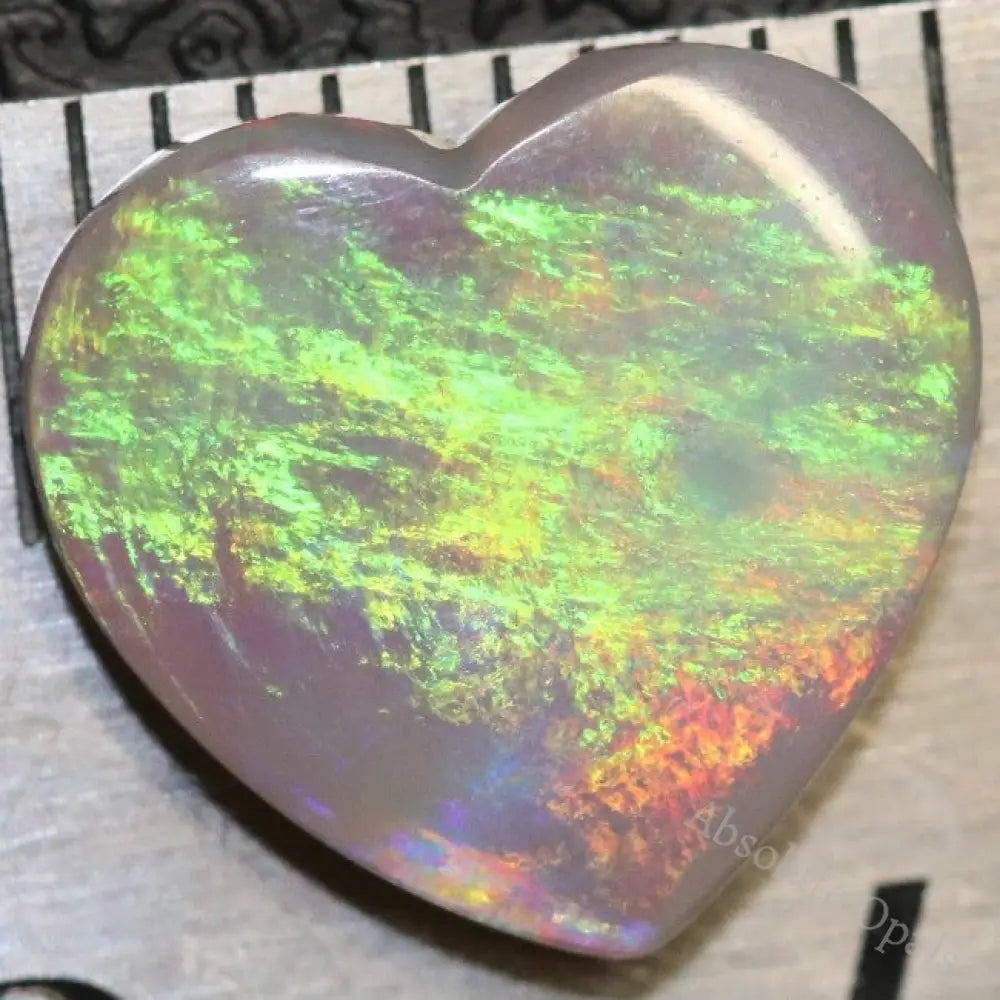 1.85 Cts Australian Semi Black Opal Solid South Australia Cabochon Loose Stone