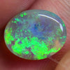 1.89 Cts Australian Semi Black Opal Solid Lightning Ridge - Crystal