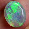 1.89 Cts Australian Semi Black Opal Solid Lightning Ridge - Crystal