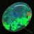 Australian Semi Black Opal Solid  Lightning Ridge - Crystal