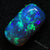 Australian Semi Black Opal Solid Lightning Ridge - Crystal