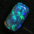 Australian Semi Black Opal Solid Lightning Ridge - Crystal