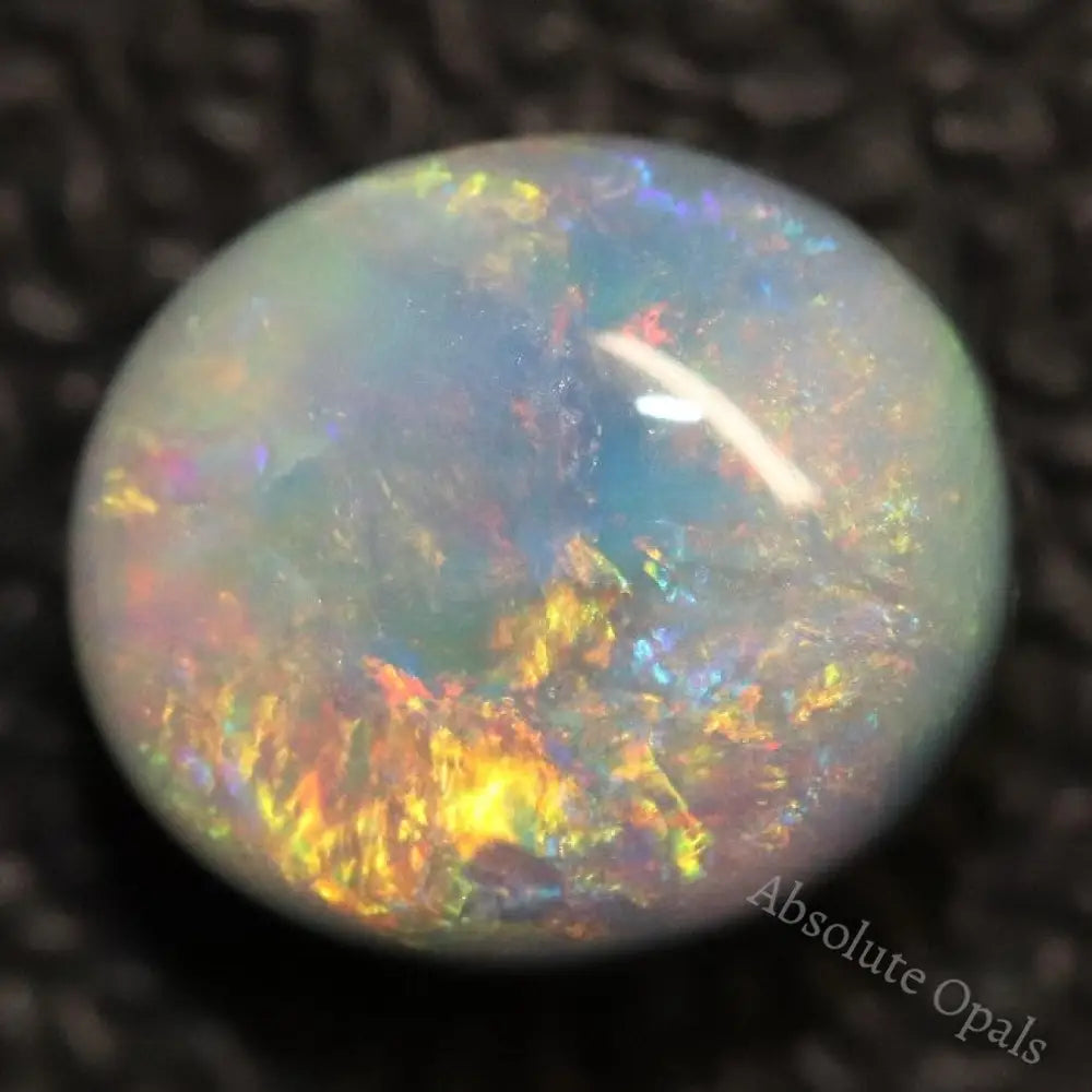 1.95 Cts Australian Semi Black Opal Solid Lightning Ridge Cabochon Loose Stone