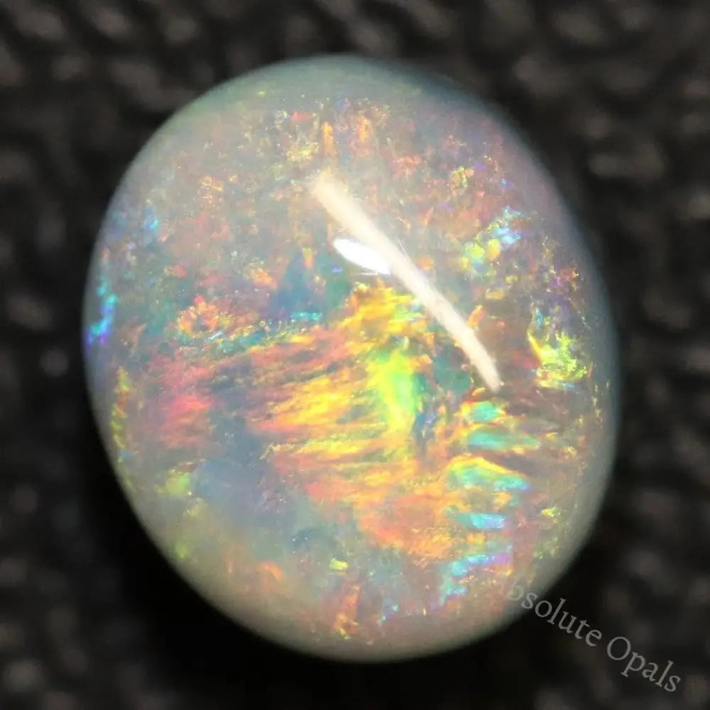 Australian Semi Black Opal, Solid Lightning Ridge Cabochon, Loose Stone