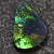 1.96 Cts Australian Black Opal Lightning Ridge Loose Cut Stone Cabochon