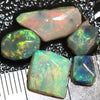 10.05 Cts Australian Solid Semi Black Opal Rough Nobby Lightning Ridge Parcel