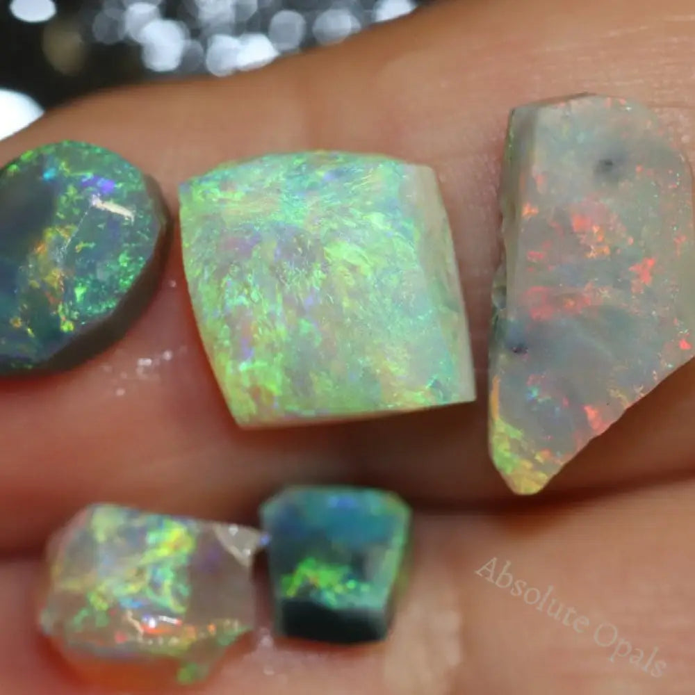 10.05 Cts Australian Solid Semi Black Opal Rough Nobby Lightning Ridge Parcel