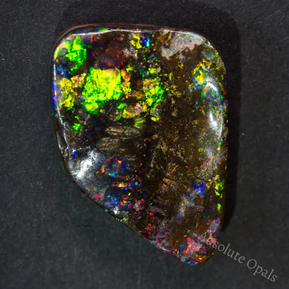 Australian Boulder Opal, Cut Stone