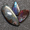 10.19 Cts Australian Boulder Opal Cut Loose Stone Parcel