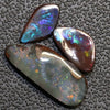 10.19 Cts Australian Boulder Opal Cut Loose Stone Parcel