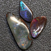 10.19 Cts Australian Boulder Opal Cut Loose Stone Parcel