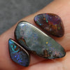 10.19 Cts Australian Boulder Opal Cut Loose Stone Parcel