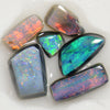 10.3 Cts Australian Black Opal Rough Parcel Rubs Lightning Ridge