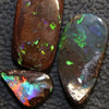 10.33 Cts Australian Boulder Opal Cut Loose Stone Parcel