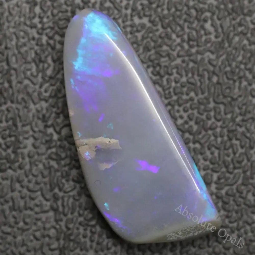 10.45 Cts Australian Semi Black Opal Rough Lightning Ridge Polished Specimen