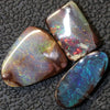 10.49 Cts Australian Boulder Opal Cut Loose Stone Parcel