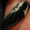 10.65 Cts Single Black Opal Rough Rubs Gem Stone 28.0X10.2X6.0Mm