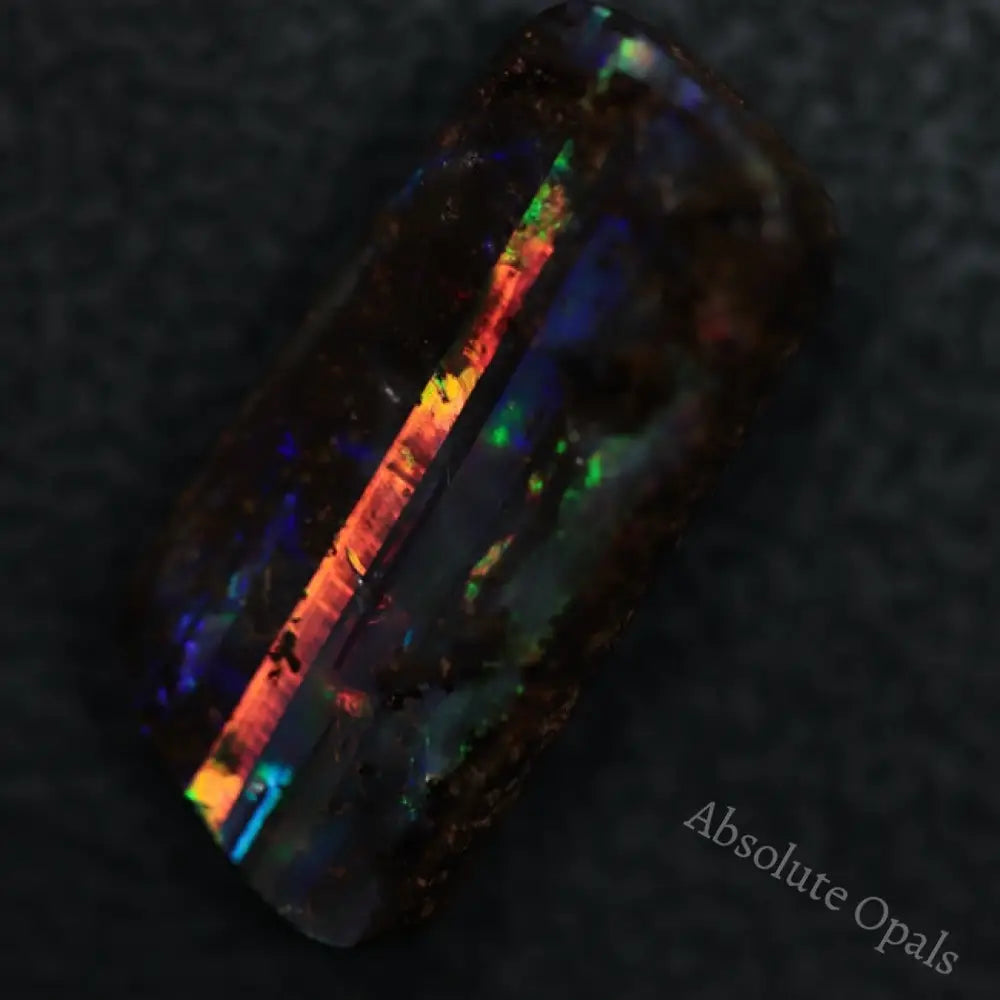 10.75 Cts Australian Boulder Red Opal Cut Loose Stone