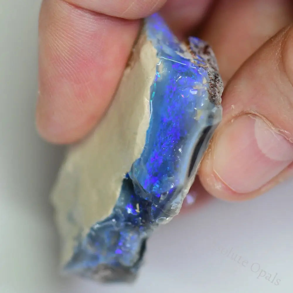 104.9 Cts Australian Rough Opal Lightning Ridge Single