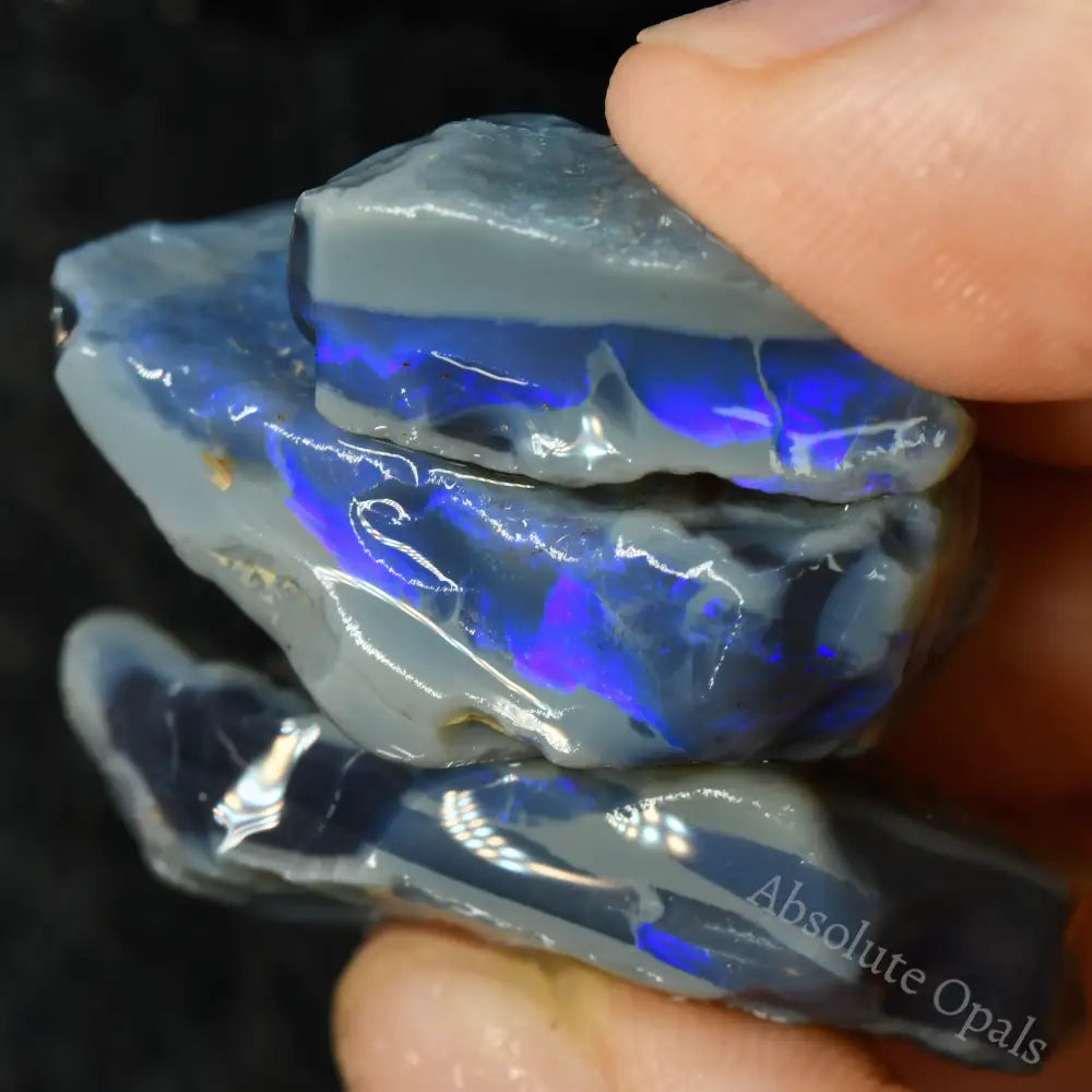 black rough opal