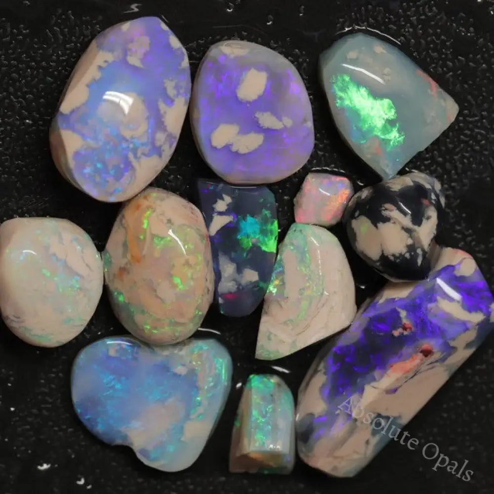 Australian Solid Black Opal Rough Parcel, Lightning Ridge Stone