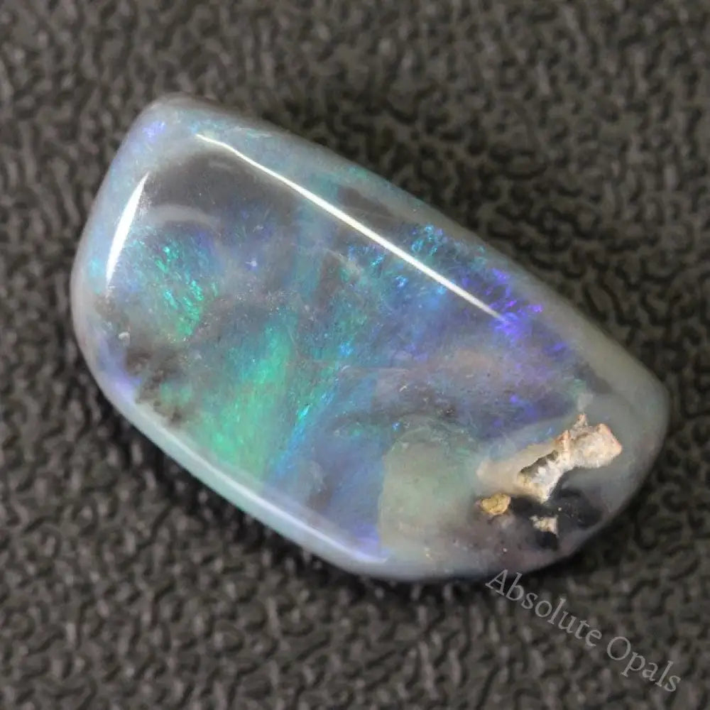 11.0 Cts Australian Black Opal Rough Lightning Ridge Polished Specimen