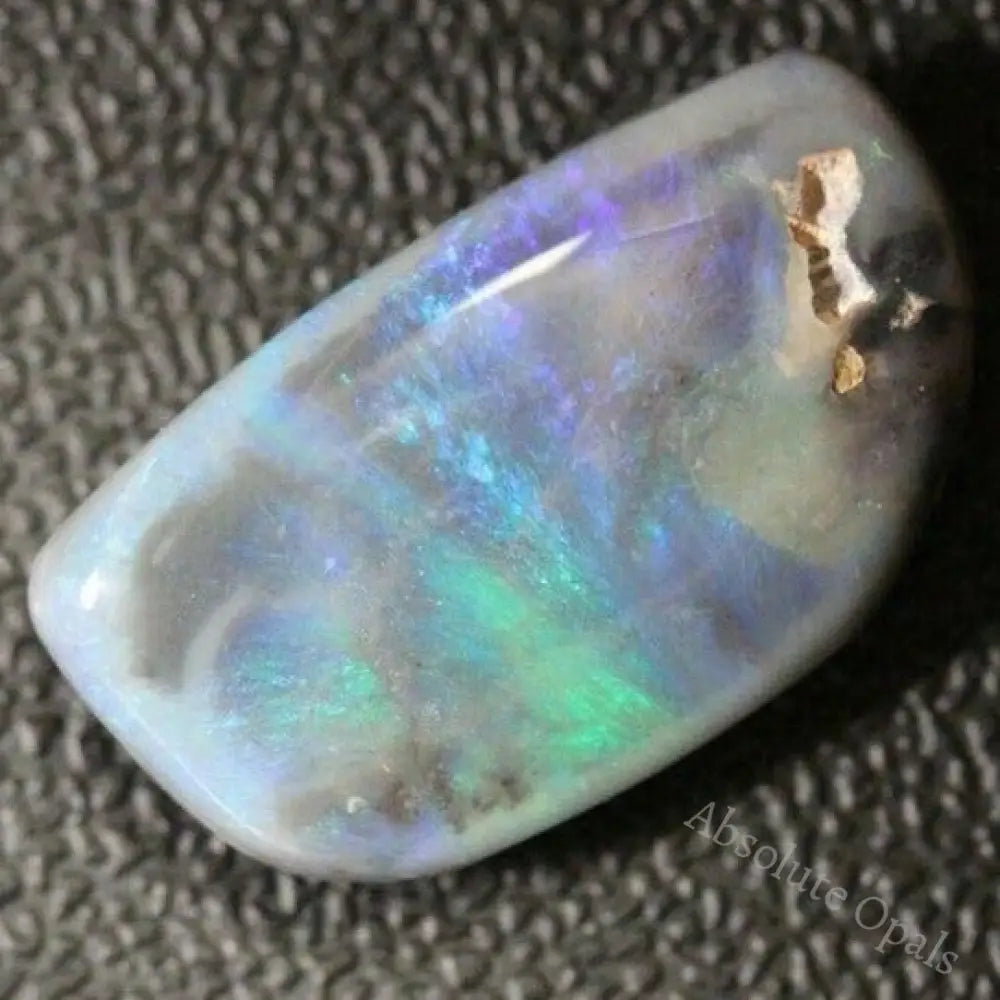 11.0 Cts Australian Black Opal Rough Lightning Ridge Polished Specimen