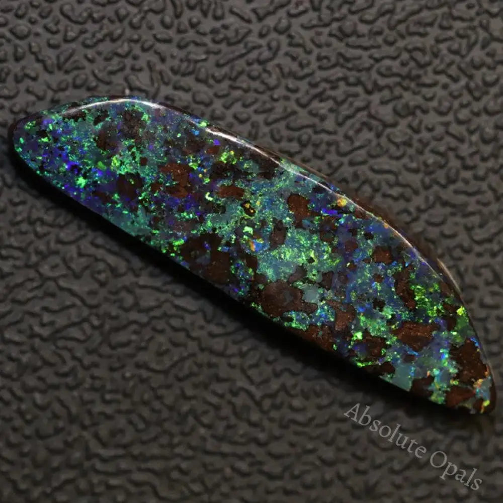 11.0 Cts Green Australian Boulder Opal Cut Loose Stone
