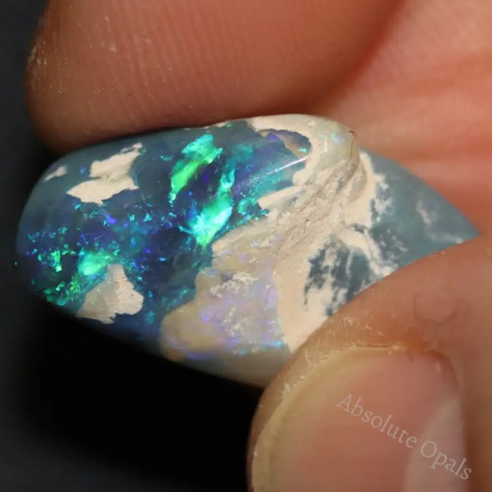 Australian Black Opal Rough, Lightning Ridge Polished Specimen