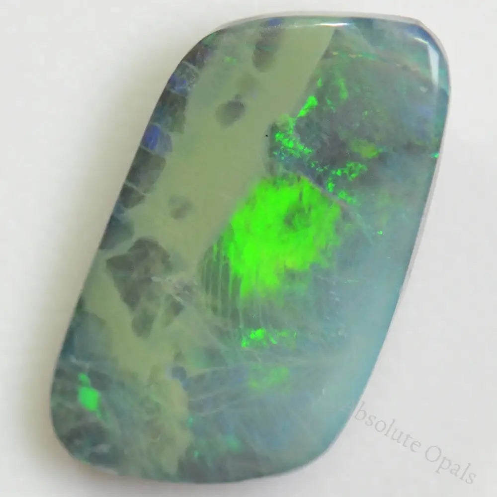 Australian Boulder Opal, Cut Stone