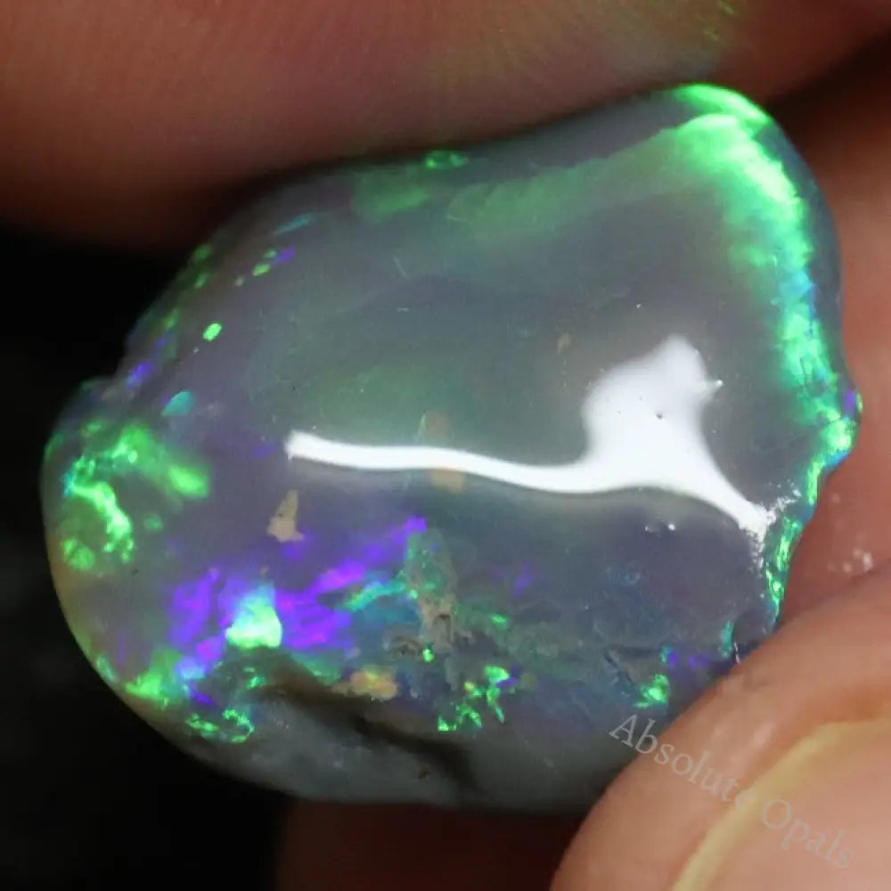 11.3 Cts Australian Semi-Black Opal Rough Lightning Ridge Gem