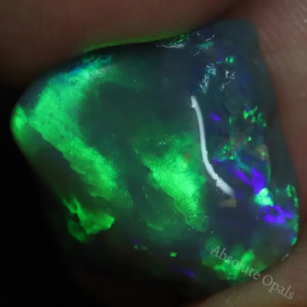 11.3 Cts Australian Semi-Black Opal Rough Lightning Ridge Gem