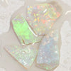 11.35 Cts Australian Solid Semi Black Opal Rough Rubs Lightning Ridge Parcel