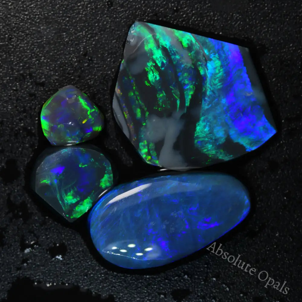 black rough opal