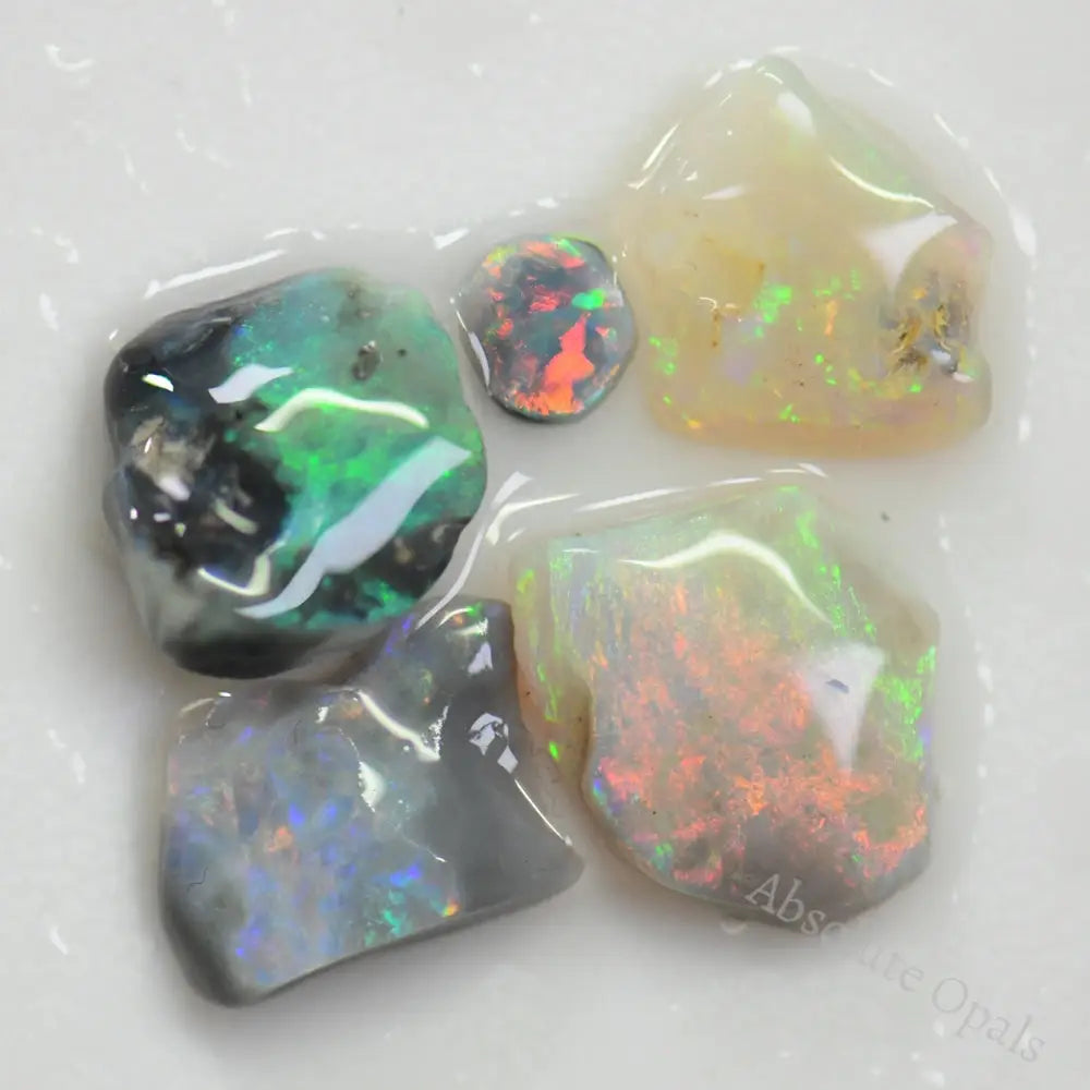 raw opal rubs