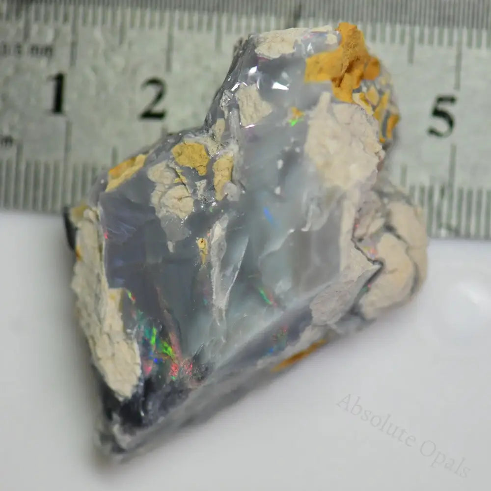 111 Cts Australian Rough Opal Lightning Ridge For Carving Single